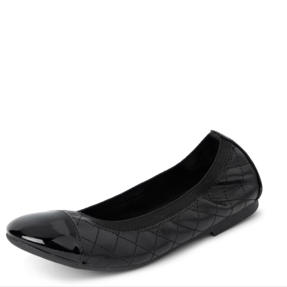 The Children’s PlaceGirls Quilted Ballet Flats - Black